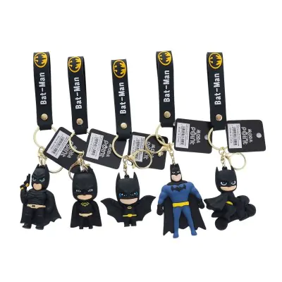 Llavero Goma Personaje Xl + Correa -heroes Batman X12
