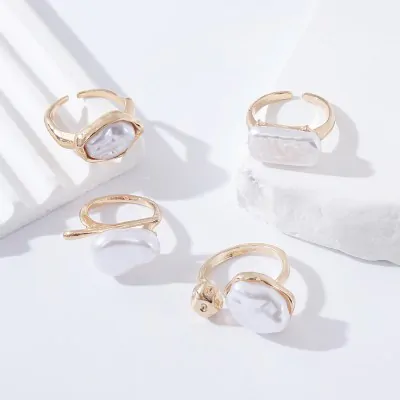 Anillo Perla Chunky X12