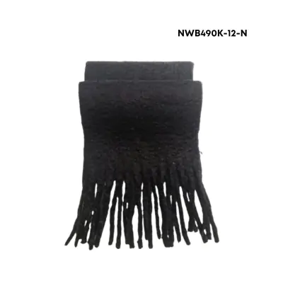 Manton Infantil Nube Liso 20x120 Negro