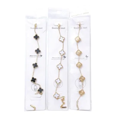 Pulsera Acero Trebol X6