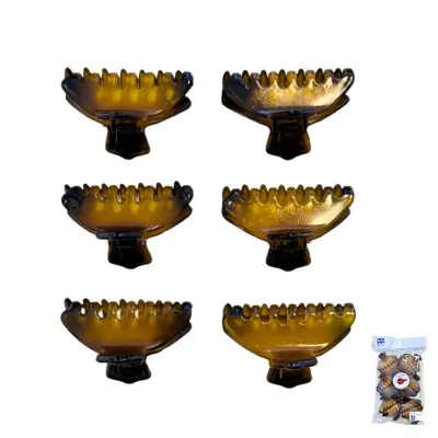Broche 7 Dientes 5cm Carey