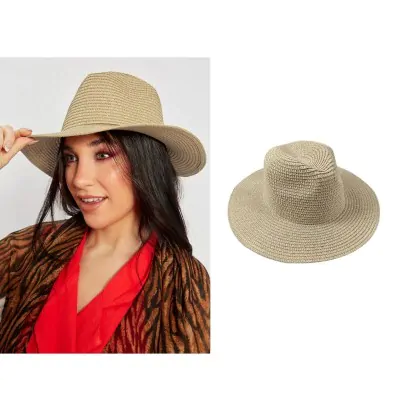 Sombrero Cowboy Copa Partida Beige