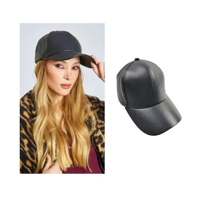 Cap Ecocuero Negro
