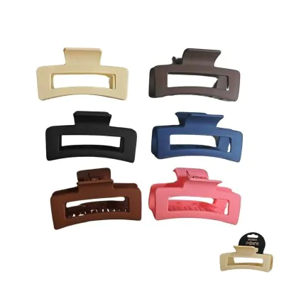 Broche Rectangular Tono Tierra 10.5cm X12