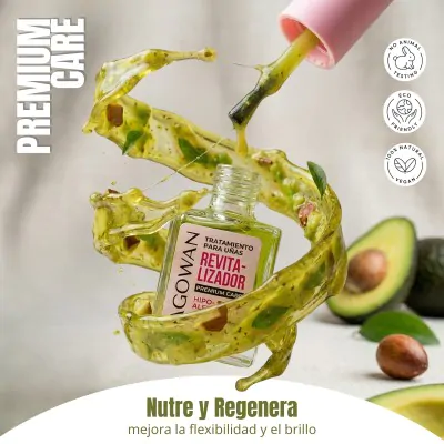 Esmalte Agowan Tratamiento 10ml Revitalizador Palta X2
