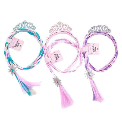 Vincha Infantil Trenza Frozen X6