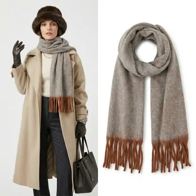 Manton Nube Jaspeado Gris