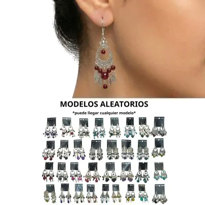Aros Colgante Piedra X12