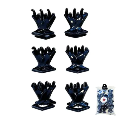 Broche Rombo 4cm Negro