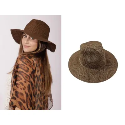 Sombrero Cowboy Copa Partida Marron