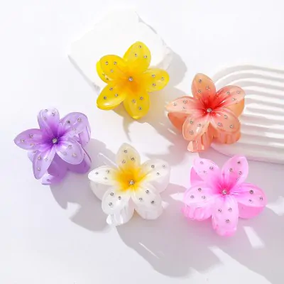 Broche Flor Bali Decorado Stras X12