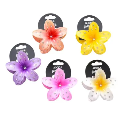 Broche Flor Bali Decorado Stras X12
