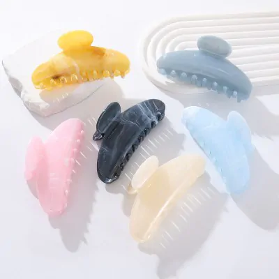 Broche Plastico Marmolado - Empanada X12