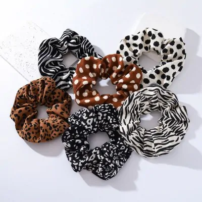 Scrunchies Animal Print Mixto X12