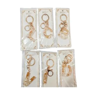 Llavero Letras Resina B X12