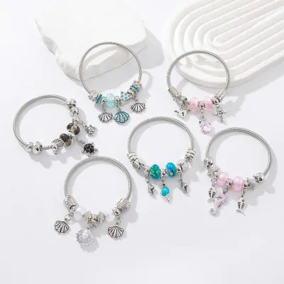 Pulsera Pandora Metal Cerrada -plateado Oceano X6