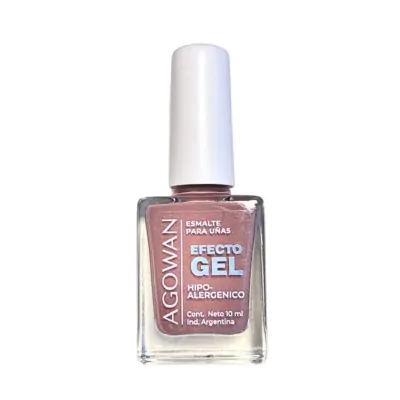 Esmalte Agowan Gel Cremoso 10ml K70 Rosa Viejo X2