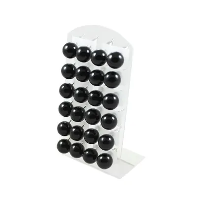 Aros Perla 10mm Negro