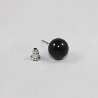 Aros Perla 10mm Negro