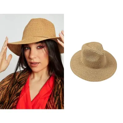 Sombrero Cowboy Copa Partida Camel