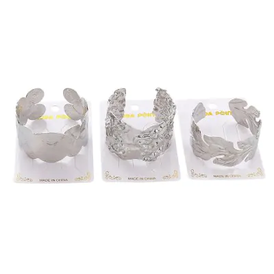 Pulsera Brazalete Xl A Plateado X6