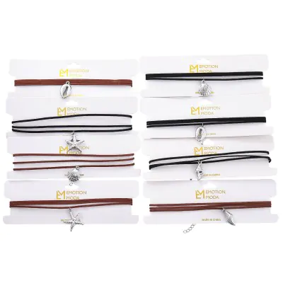 Choker Gamuza Playa X12