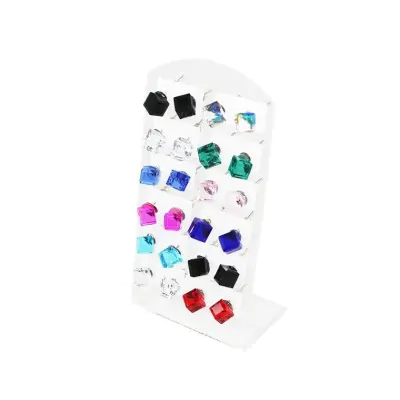Aros Cubo Cristal