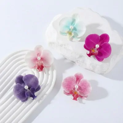 Pico Flor Artificial -b Orquidea X12