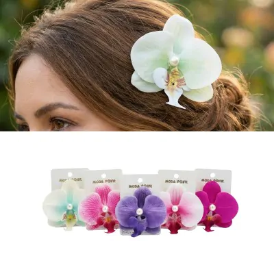 Pico Flor Artificial -b Orquidea X12