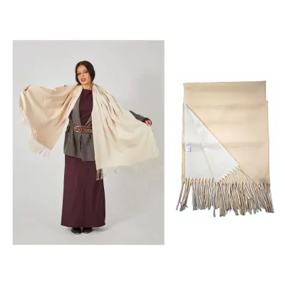Lanilla Lisa Super Soft Bicolor 65x180 Beige Crema