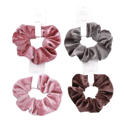 Scrunchies Terciopelo Pastel X12
