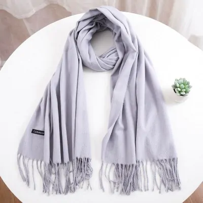 Lanilla Lisa Super Soft 70x180 Gris Claro