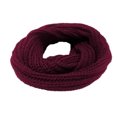 Cuello Infinito Tejido Doble Bordo