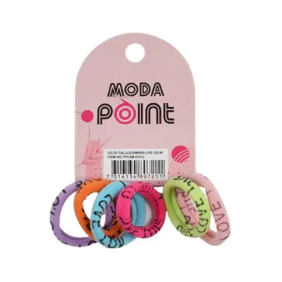 Colita Toalla Estampada Love Color X12