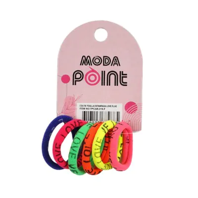 Colita Toalla Estampada Love Fluo X12