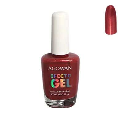 Esmalte Agowan Gel Perlado 10ml L52 (l37) X2