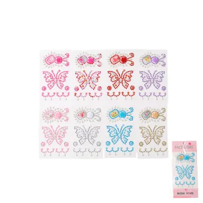 Sticker Gemas Mariposa X12