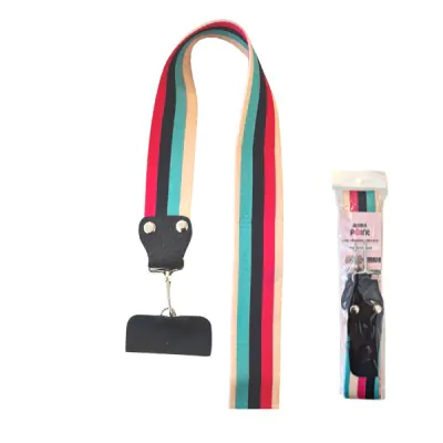 Correa Porta Celular Cartera 4cm - Raya Verde Agua