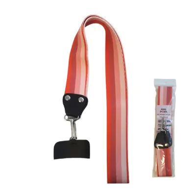 Correa Porta Celular Cartera 4cm - Raya Rosa