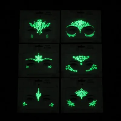 Gemas Faciales Fluo Luminosas Premium X12