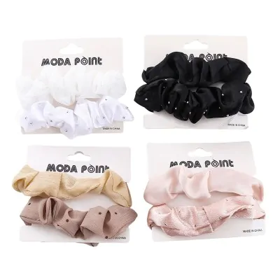Scrunchies Fina Mixta -a X12