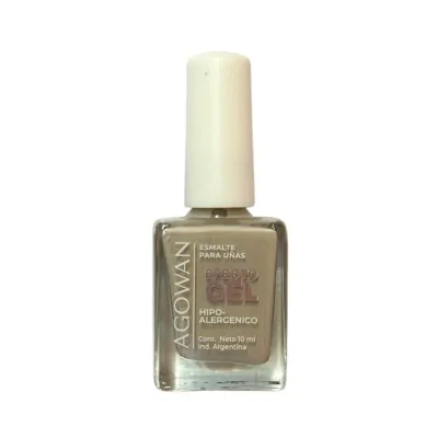 Esmalte Agowan Gel Cremoso 10ml W78 Beige Claro X2