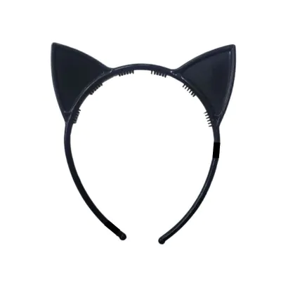 Vincha Gatito Kitty Cm Negro