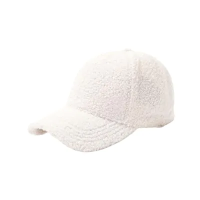 Cap Corderito Peluche Blanco