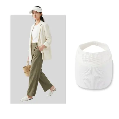 Visera Tenis Elastica Blanco