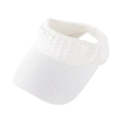 Visera Tenis Elastica Blanco