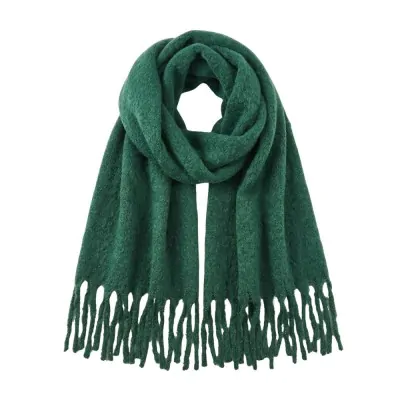 Manton Nube Liso 42x180 Verde Botella