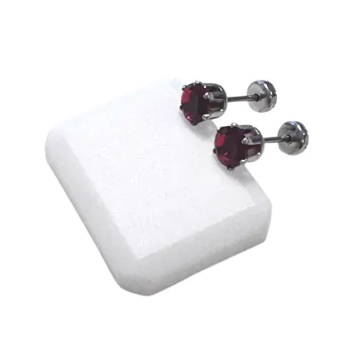 Aros Abridor Acero Stras N5 Plateado Color X12