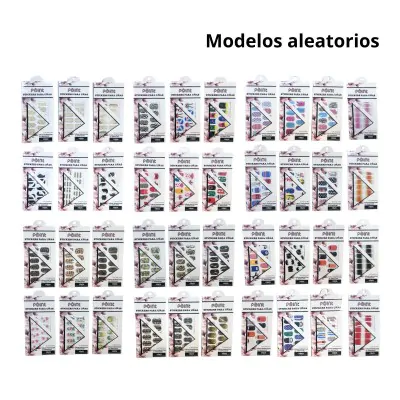 Sticker Unas Completa X12