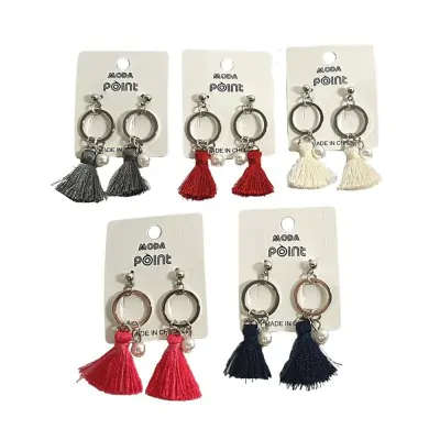 Aros Fleco Chica Perlas X12